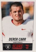 2014 Score Football Derek Carr RC