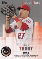 2014 Topps Series 2 Mike Trout Saber Stars