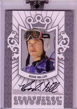 Bode Miller Sportkings Autograph Card