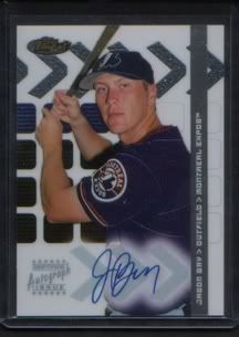 Jason Bay 2002 Topps Finest Autograph AUTO Rookie RC