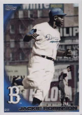 2010 Topps Jackie Robinson SP Legends Base Card
