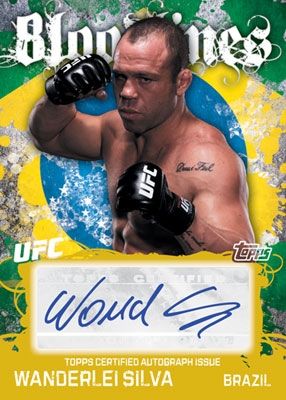 2010 Topps UFC Bloodlines Wanderlei Silva Autograph