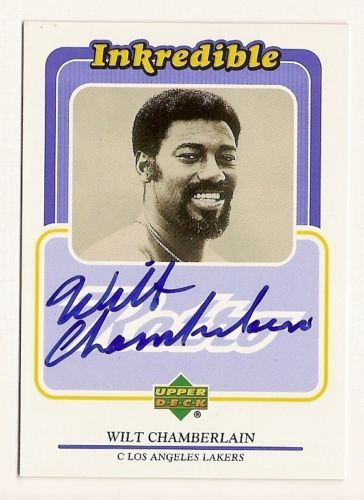 1999/00 Wilt Chamberlain Inkredible Autograph Auto