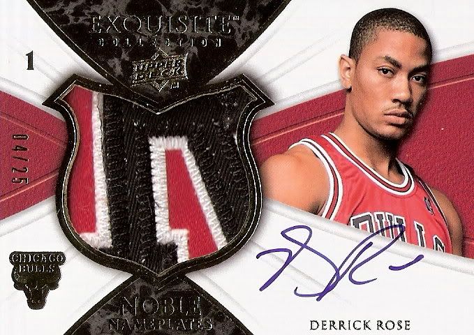 derrick rose basketball card. 8 - Derrick Rose Rookie Cards