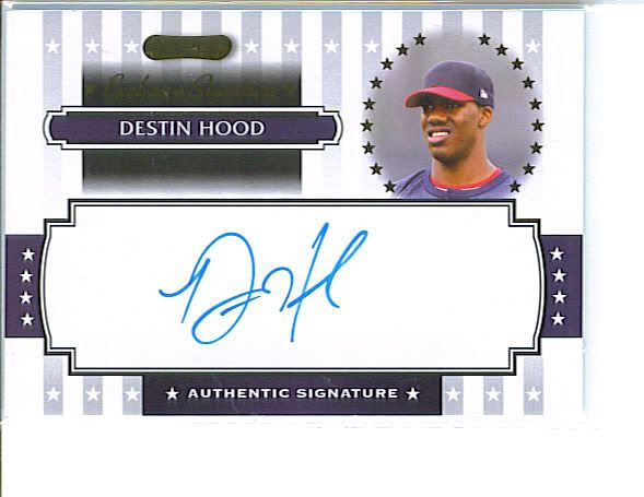 Destin Hood Autograph