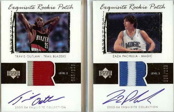 2003/04 UD Exquisite Basketball Outlaw