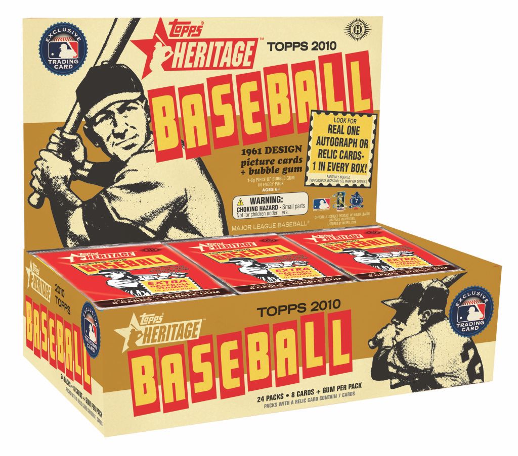 2010 Topps Heritage Baseball Hobby Box Preview