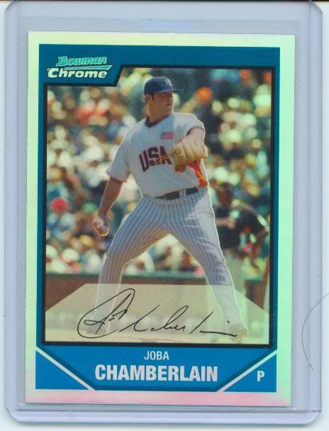 2007 Bowman Chrome Draft Joba Chamberlain Futures