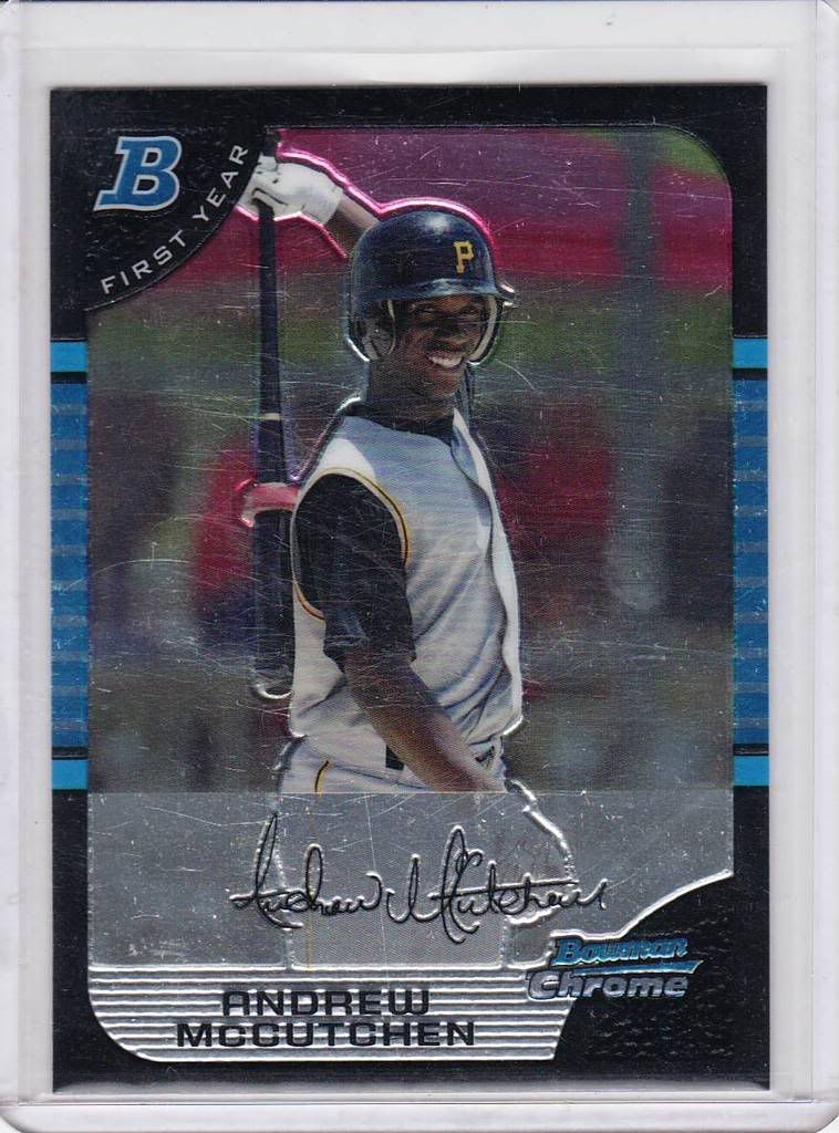 2005 Bowman Chrome Draft Andrew McCutchen Rookie RC