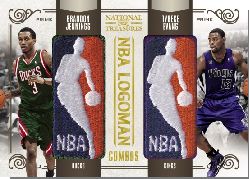 09/10 Panini National Treasures Dual NBA Logoman