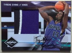 2009/10 Panini Limited Tyreke Evans Patch Auto Rookie RC