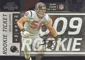 Brian Cushing Playoff Contenders SP RC Ticket Auto