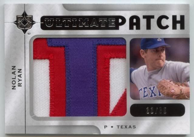 2009 Upper Deck Ultimate Collection Nolan Ryan Patch