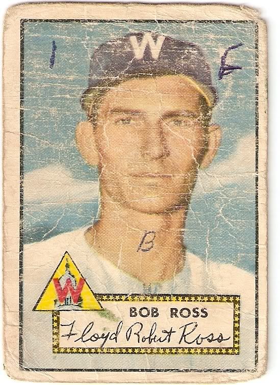 1952 Topps Bob Ross