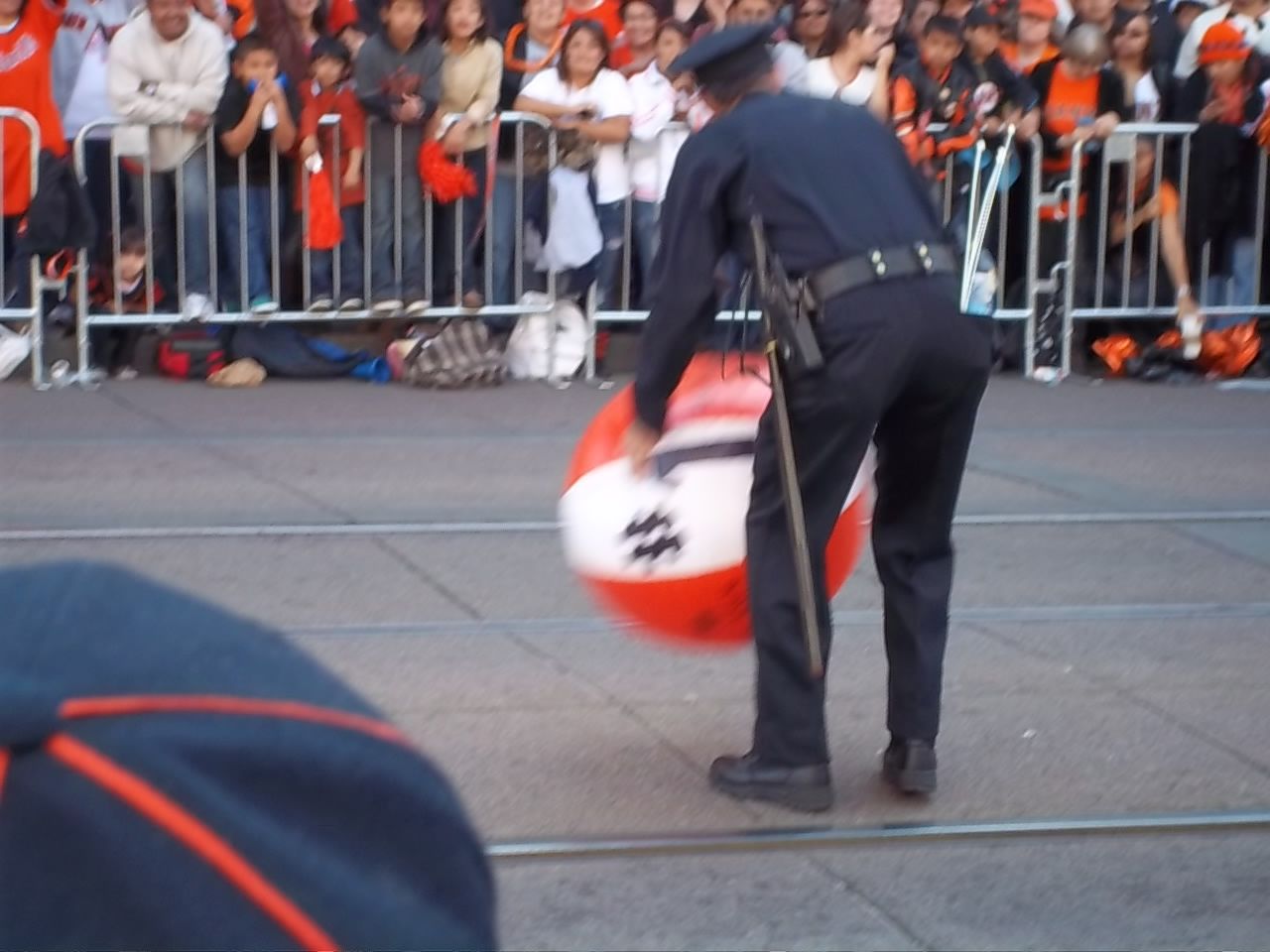 SF Giants Parade Police Man