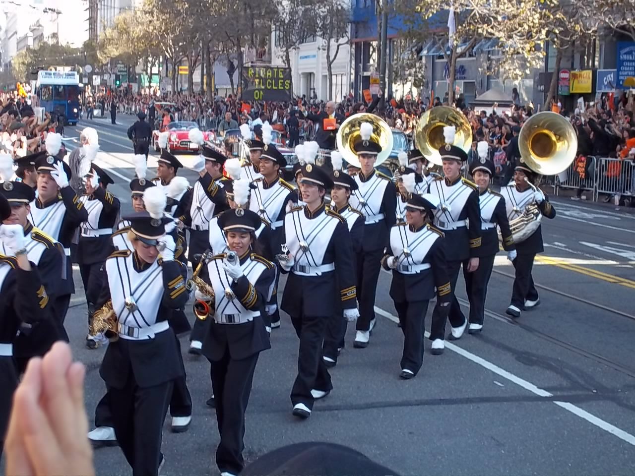 2010 San Francisco Giants Parade Band Photo