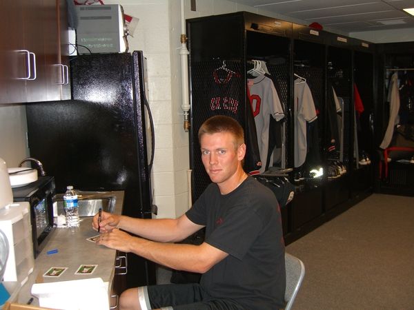 Stephen Strasburg Signing 2010 Bowman Baseball Cards