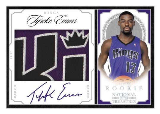 2009/10 National Treasures Tyreke Evans Patch Auto RC