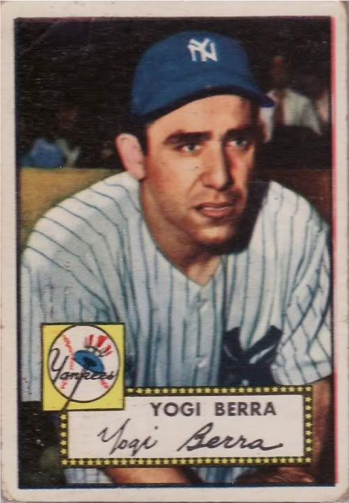 Yogi Berra 1952 Topps #191