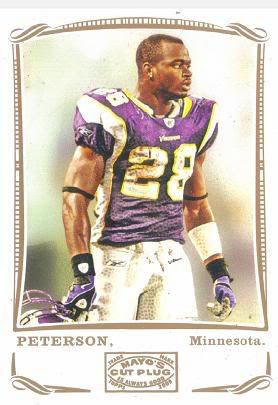 2009 TOPPS MAYO ADRIAN PETERSON