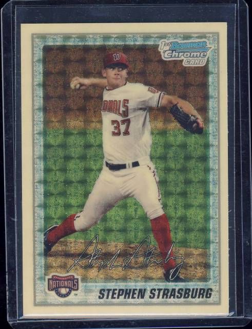 2010 Bowman Superfractor Stephen Strasburg 1/1