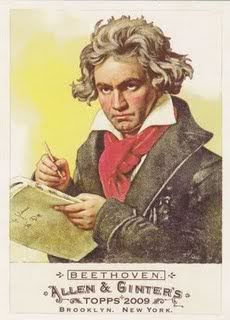 Ludwig van Beethoven Topps Allen & Ginter