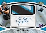 2010 Topps Finest Jimmy Clausen Jumbo Patch Auto RC