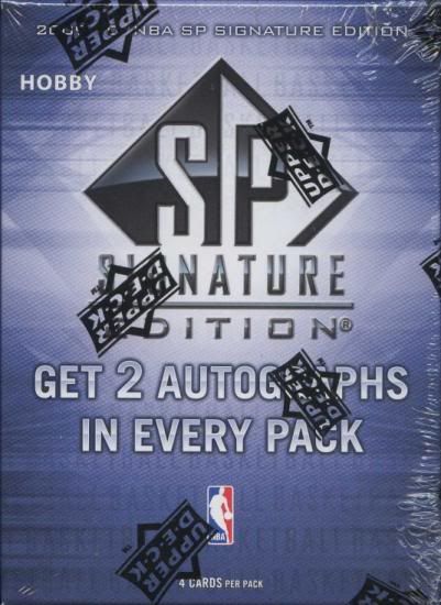 2009/10 Upper Deck SP Signature Edition Basketball Hobby Box