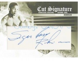 2010 Ringside Boxing Sugar Ray Robinson Cut Signature Auto