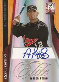 Albert Pujols High School Donruss Elite EEE Autograph Card