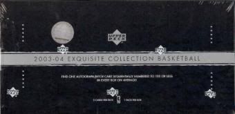 2003/04 UD Exquisite Basketball Box