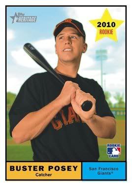 Buster Posey 2010 Topps Heritage RC Rookie Card
