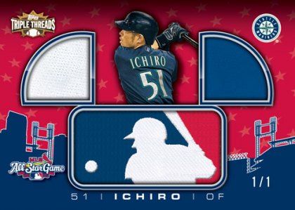 2010 Triple Threads Ichiro MLB All Star Logoman 