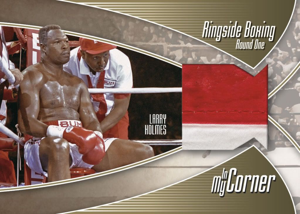 2010 Creative Cardboard Concepts Larry Holmes Ringside Boxing