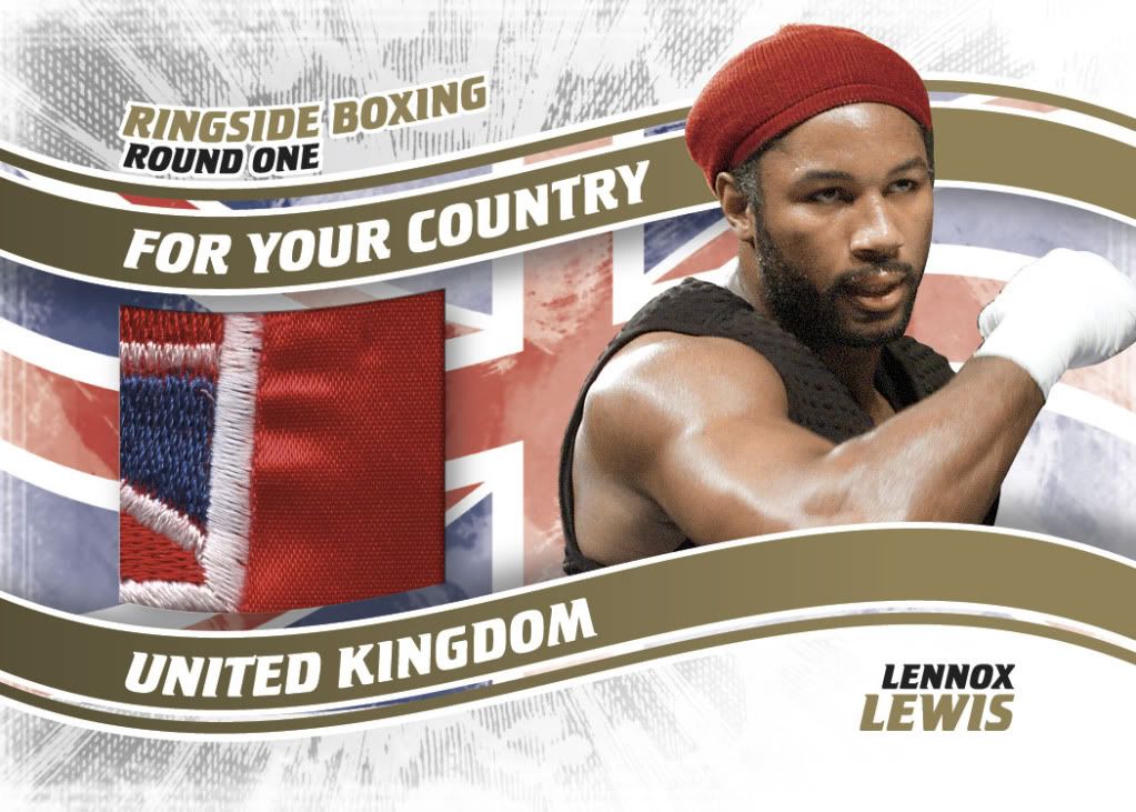 2010 Ringside Boxing Lennox Lewis For Your Country