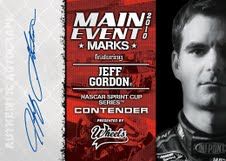 2010 Press Pass Wheels Main Event Jeff Gordon Autograph Auto