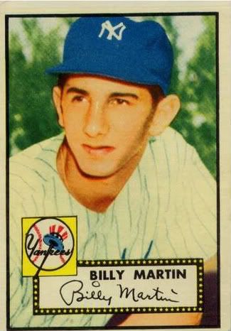 Billy Martin 1952 Topps RC #175