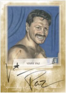 2010 Ringside Boxing Vinny Paz Autograph