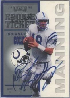 Peyton Manning 1998 Playoff Contenders Auto RC