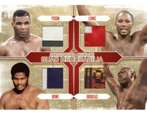 2010 Ringside Boxing Quad Tyson/Lewis/Bowe/Douglas