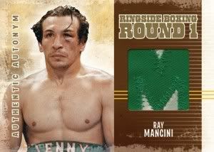 2010 Ringside Boxing Ray Mancini Patch 