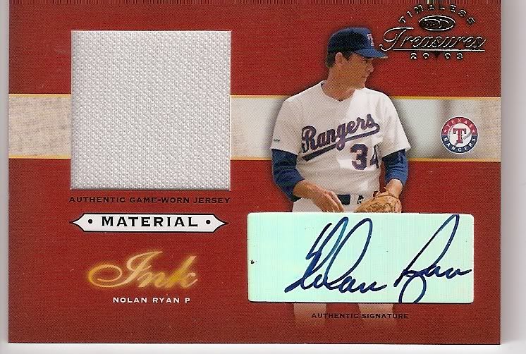 Nolan Ryan Jersey Card