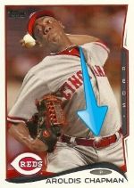 2014 Topps Series 1 Aroldis Chapman Sparkle