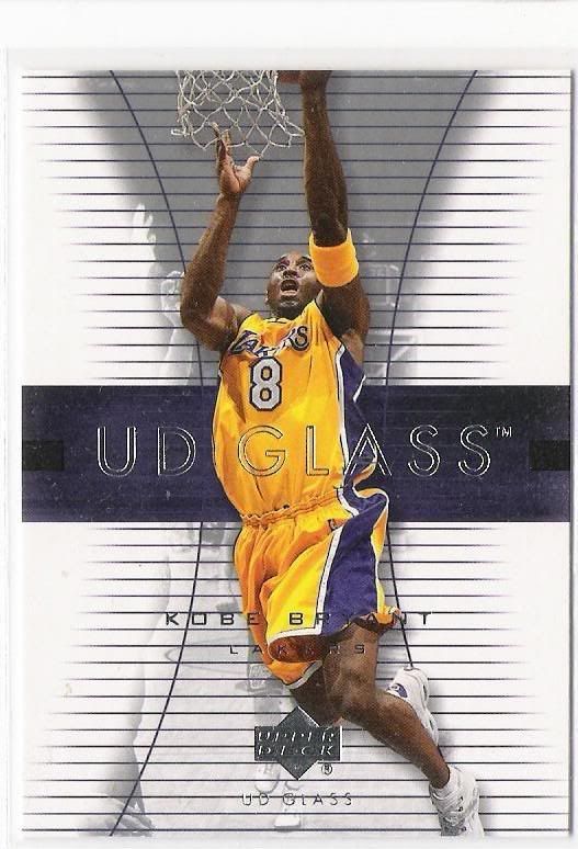 2003/04 Upper Deck UD Glass Kobe Bryant Base Card
