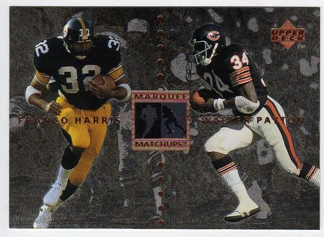 1997 UD Legends Payton/Harris Marquee Matchups