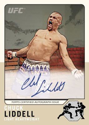 2011 Topps UFC Title Shot Chuck Liddell Legacy Autograph Card
