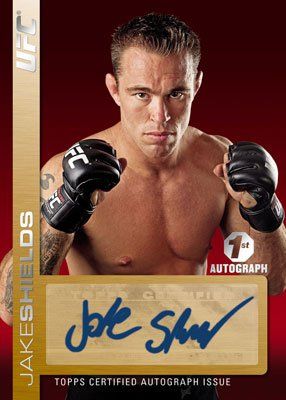2011 Topps UFC Title Shot Jake Shields Auto Card