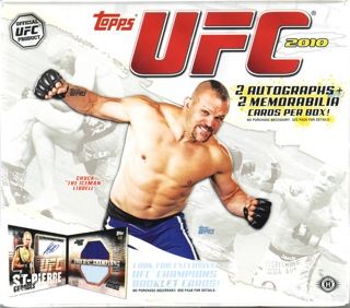 2010 Topps UFC Trading Card Hobby Box