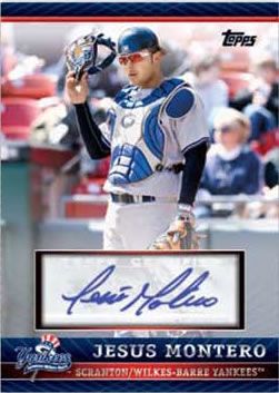 2010 Topps Pro Debut Series 2 Jesus Montero Autograph Prospect Card