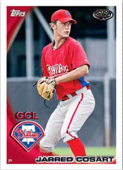 2010 Topps Pro Debut Series 2 Jarred Cosart Base Card